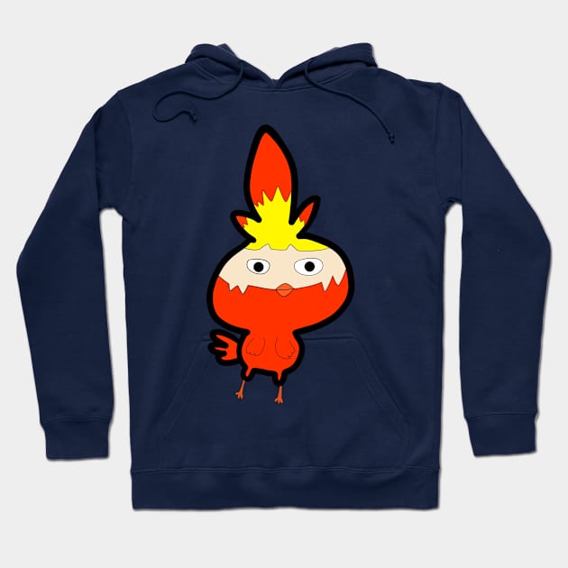 The Chicken Red Colour Hoodie by Monster To Me